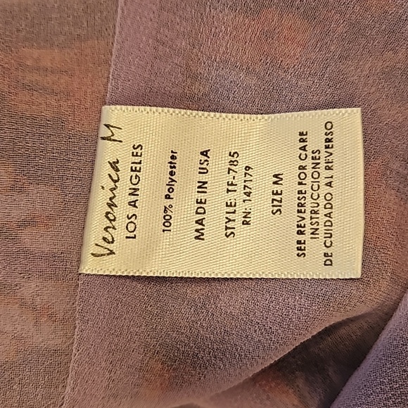 💕VERONICA M💕 Sleeveless Blouse ~ Multi-Color Print Medium NWOT - Picture 7 of 8